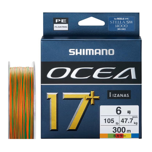 Плетеный шнур Shimano Ocea 17+ PE #8 300m MULTI