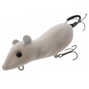 Мышь белая для ловли тайменя "Мышара-флок" №2