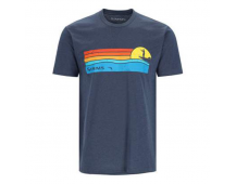 Футболка Simms Sunset T-Shirt, Navy Heather XXL