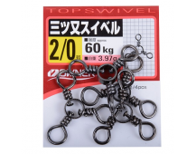 Вертлюжки Owner тройные Top Swivel №2/0